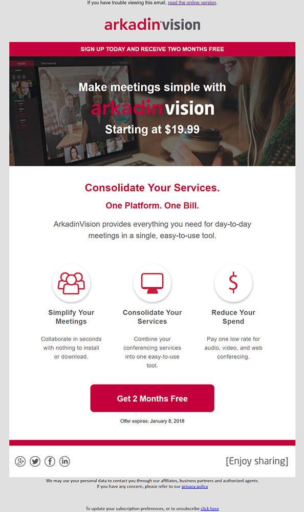 Arkadin e-Newsletter