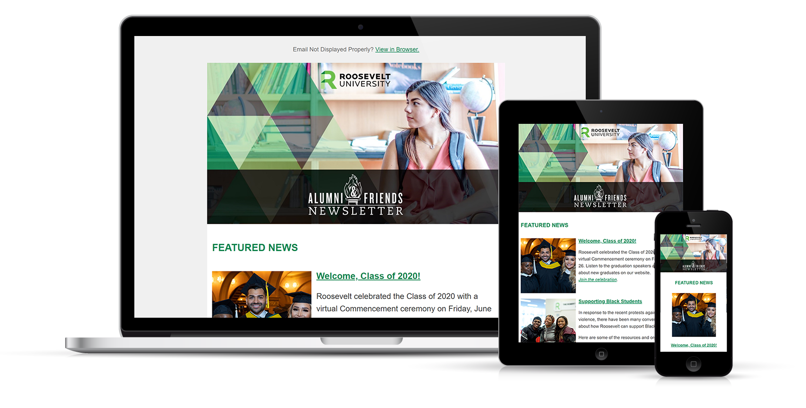 Roosevelt University Alumni and Friends Newsletter