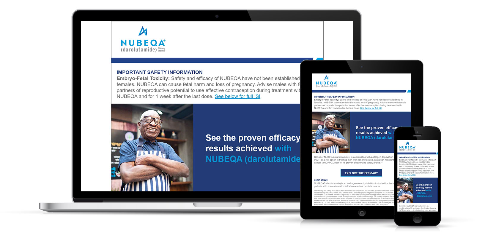 Nubeqa by Bayer Email Mockup